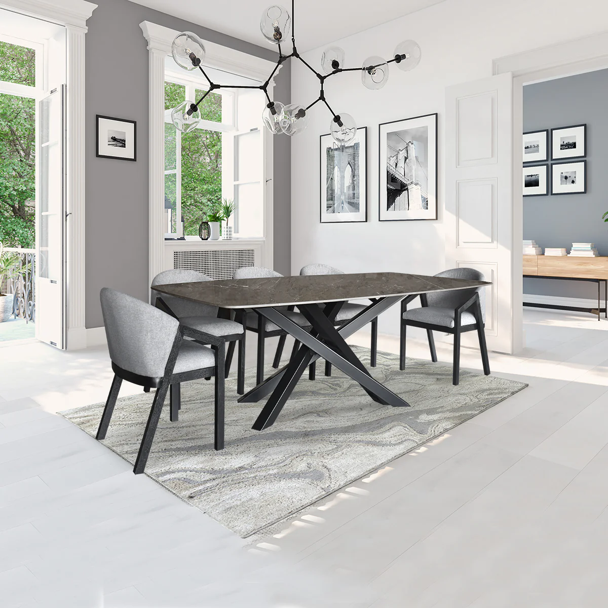 Set de Comedor Vera - 8 Sillas ( VENTA EN SUCURSAL )