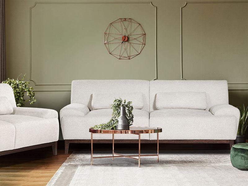 Sala Aero - Sofa y Love Seat - Daca Beige