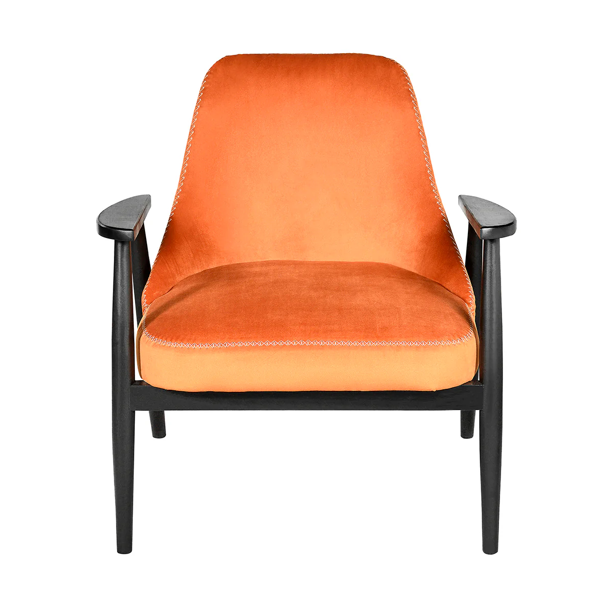 Sillón Seattle - Negro Holland Velvet Terracota