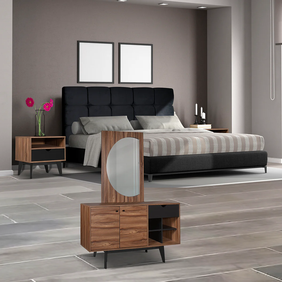 Recámara King Size Hennessy 5 Pz