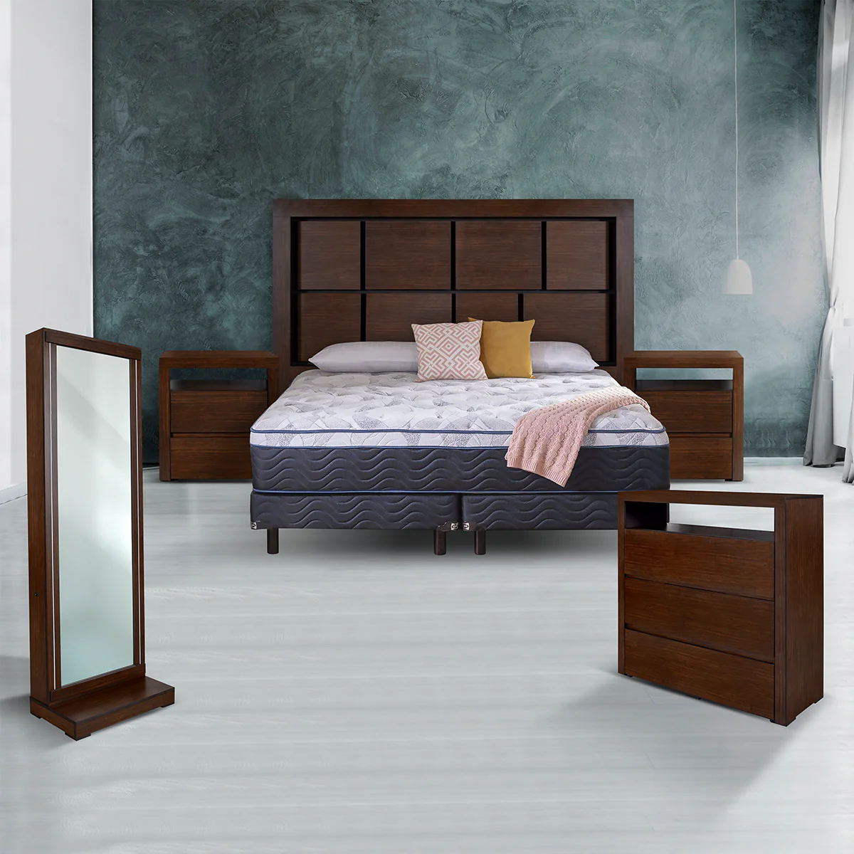 Recámara King Size Presley 5 Pz