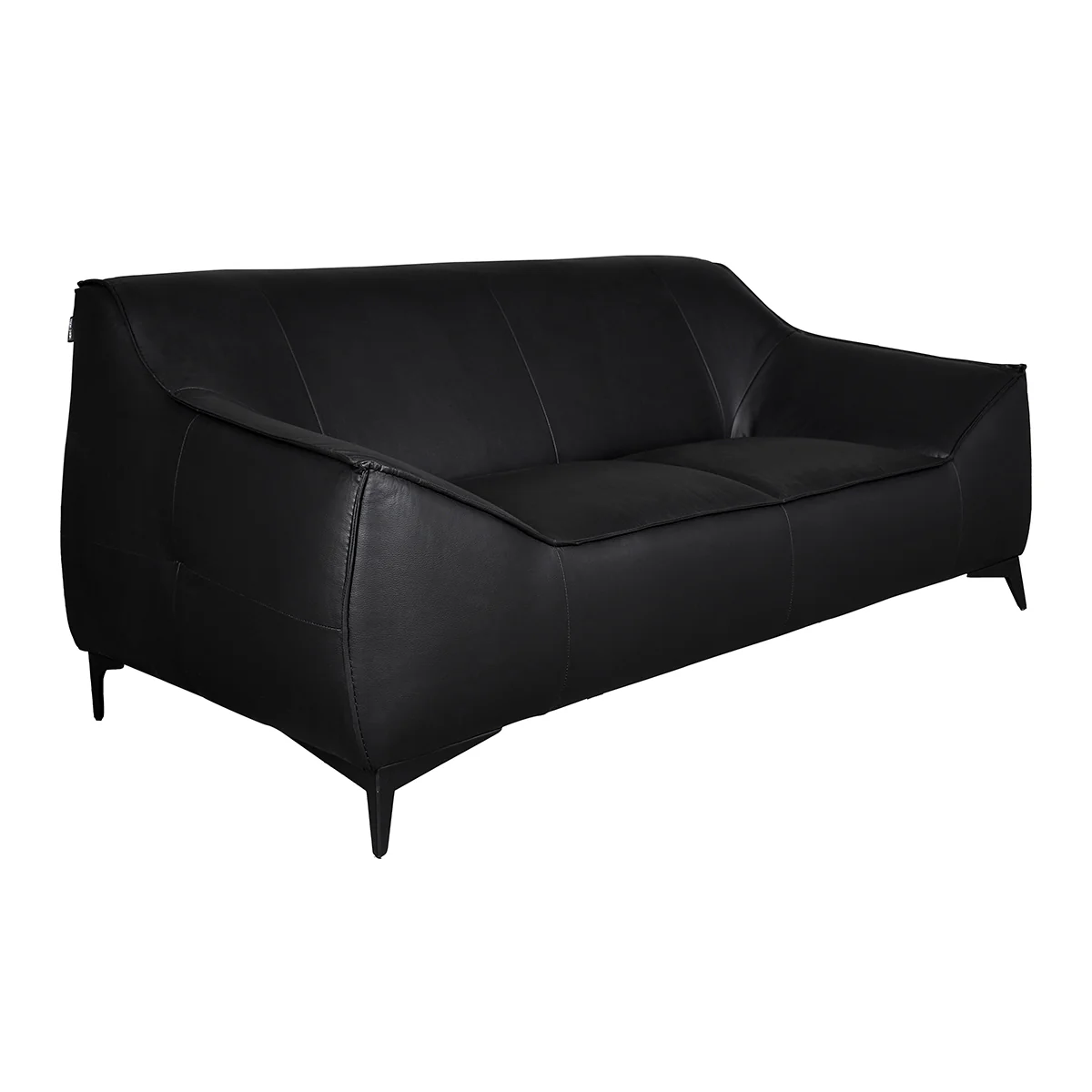 Love Seat Divine en Piel Negra