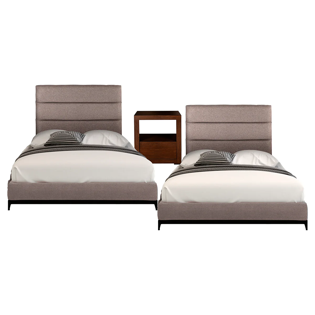 Recámara Porter Individual - Trixie Beige - 3 piezas