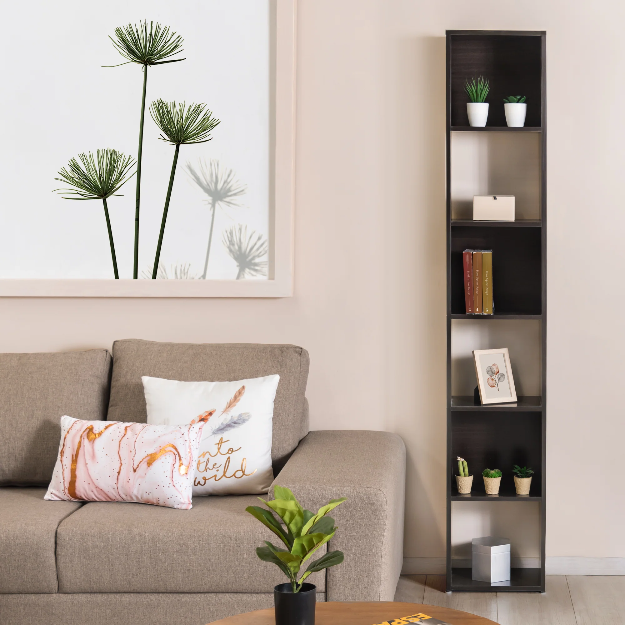 Librero Galeana Vertical Wengue