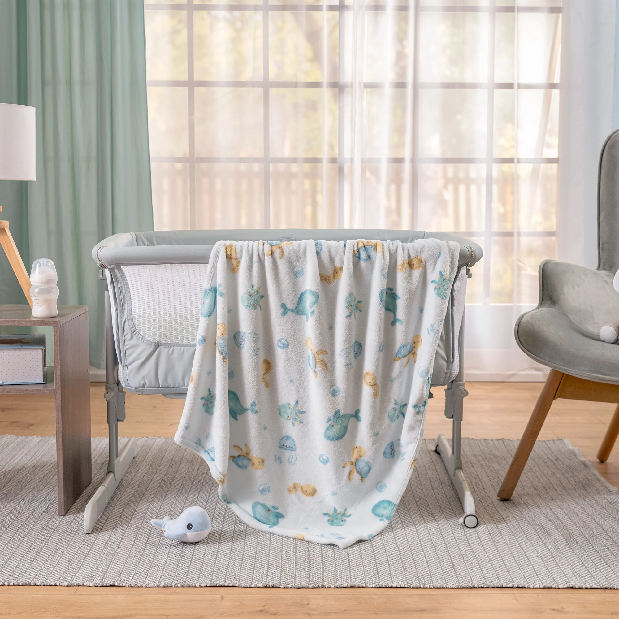 Cobertor Baby Ligero Ballenita