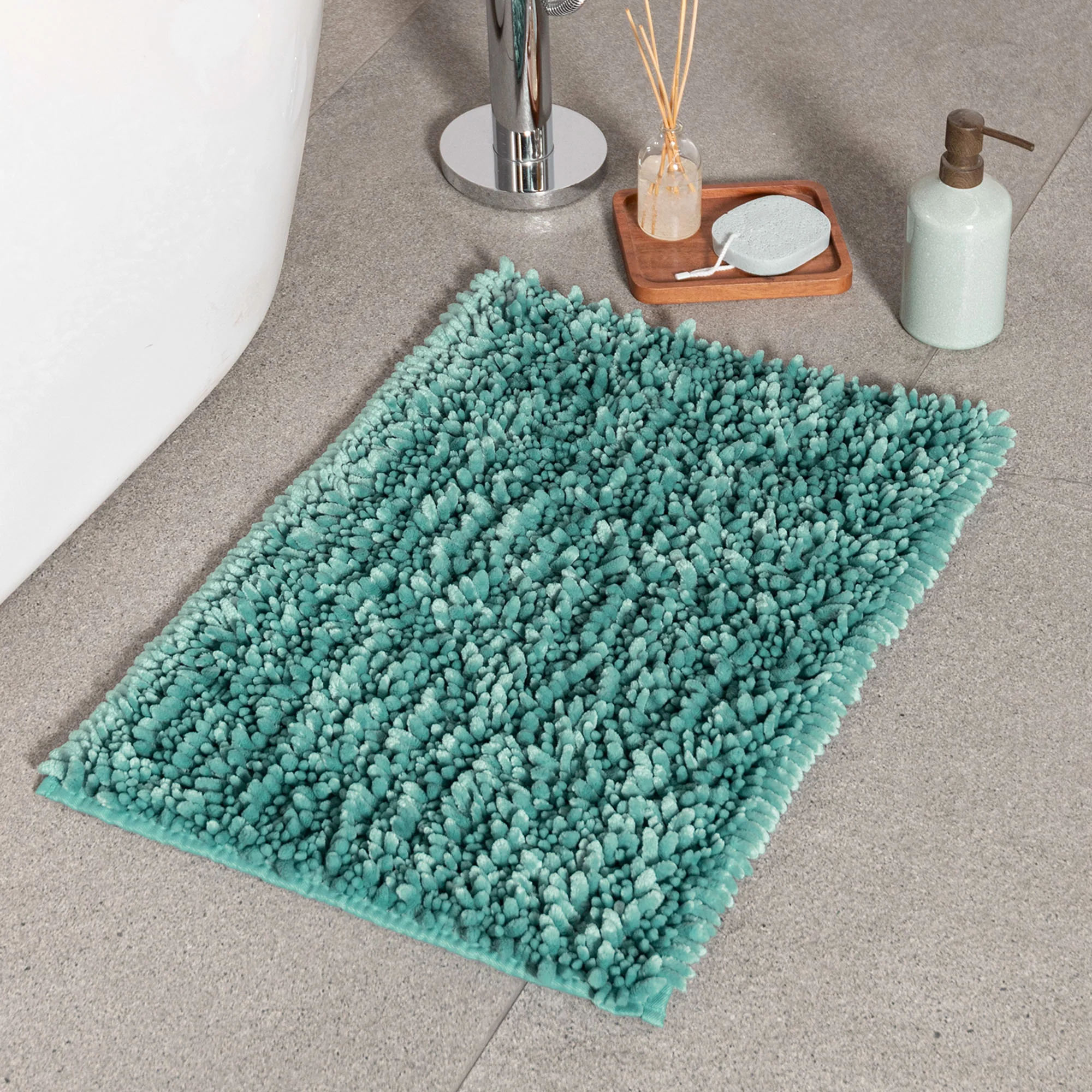 Tapete De Baño Soft Aqua