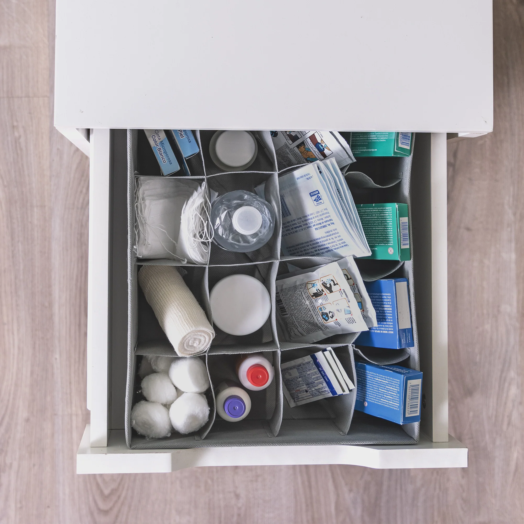 Accesorio Clóset Organizador De Cajón Gris Valladolid