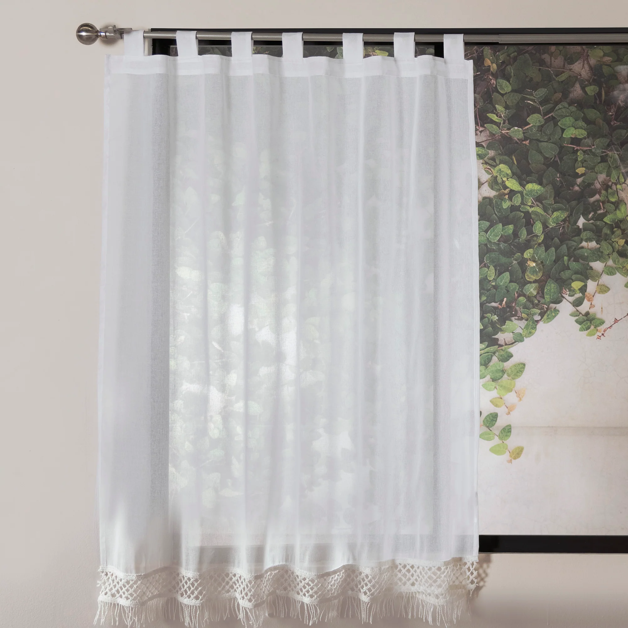 Cortinas Cortina Trans D Mumbai Blanca