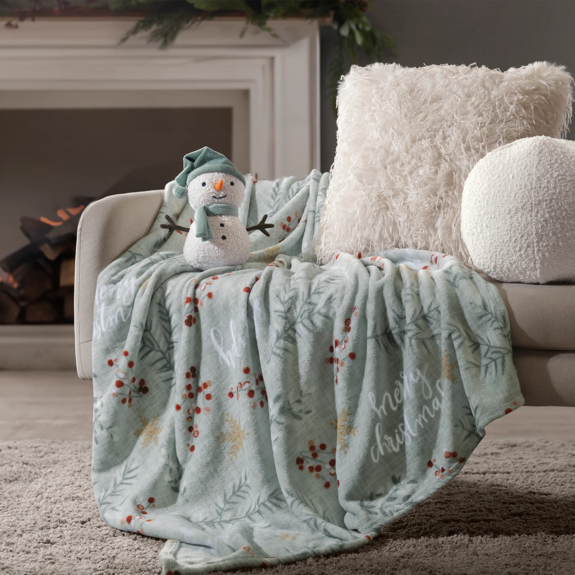 COBERTOR LIGERO NAVIDAD