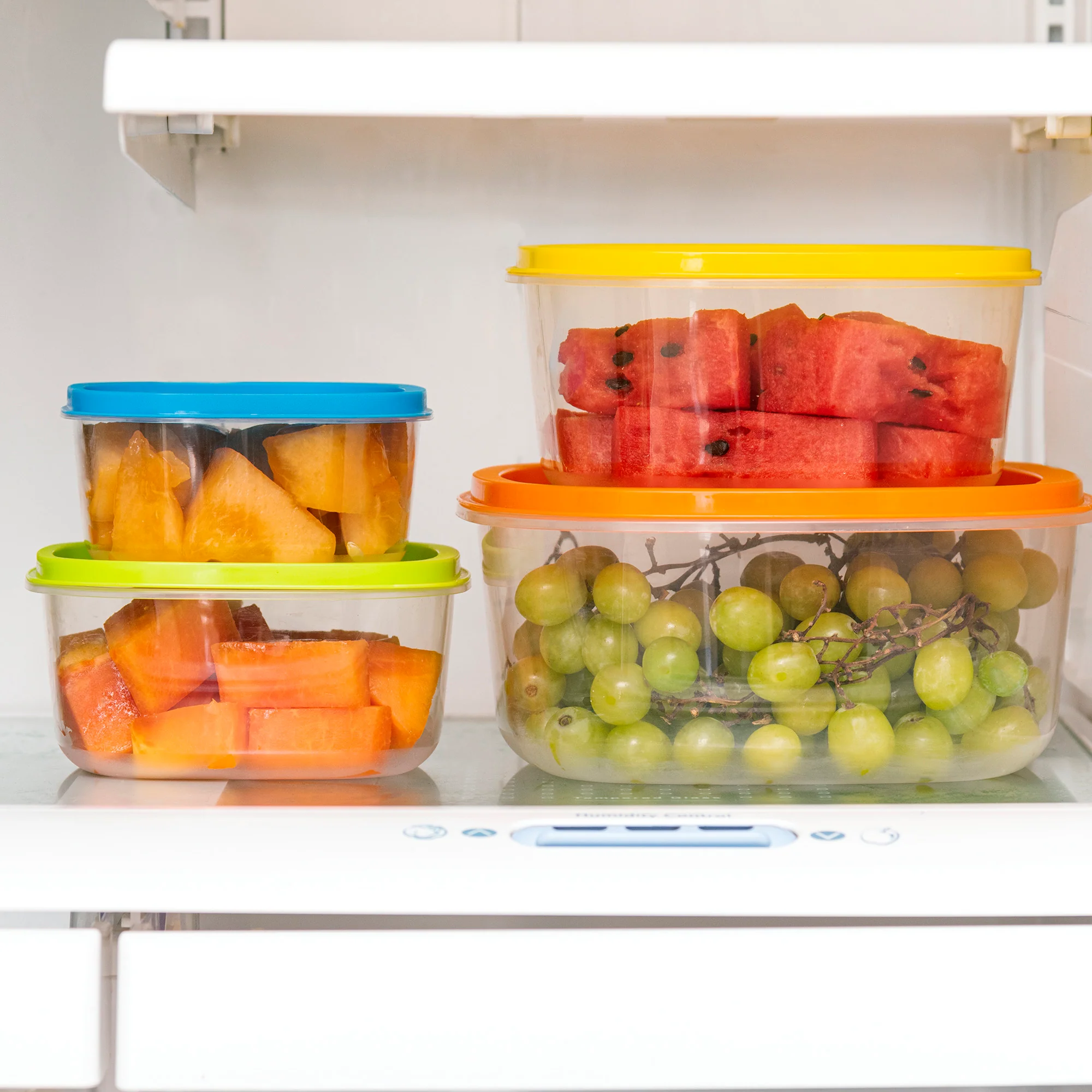 Accesorios De Cocina Set Contenedores Colores Cuadrados