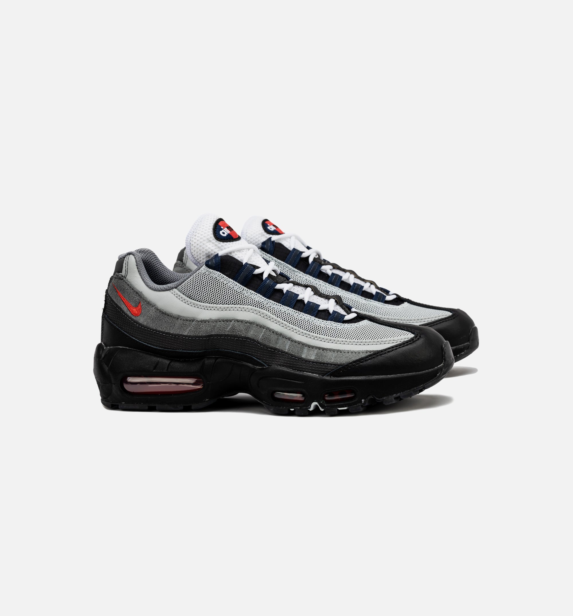 AM 95 Mens Lifestyle Shoe - Black/Anthracite/Smoke Grey/Track Red