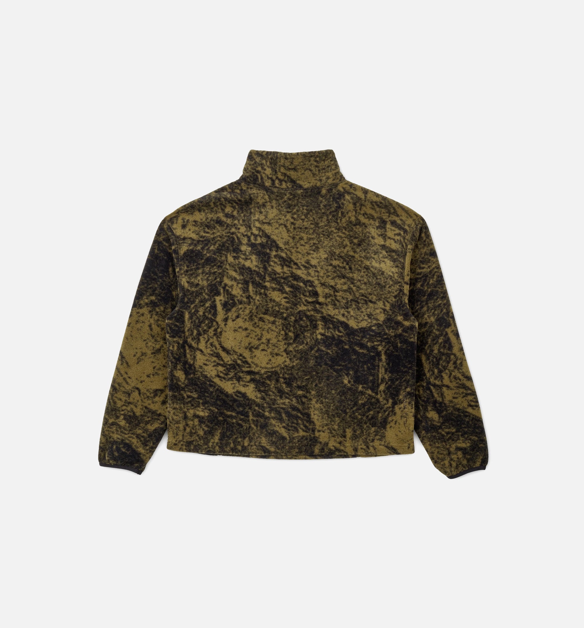 Wolf Tree Half Zip Womens Jacket - Black/Brown