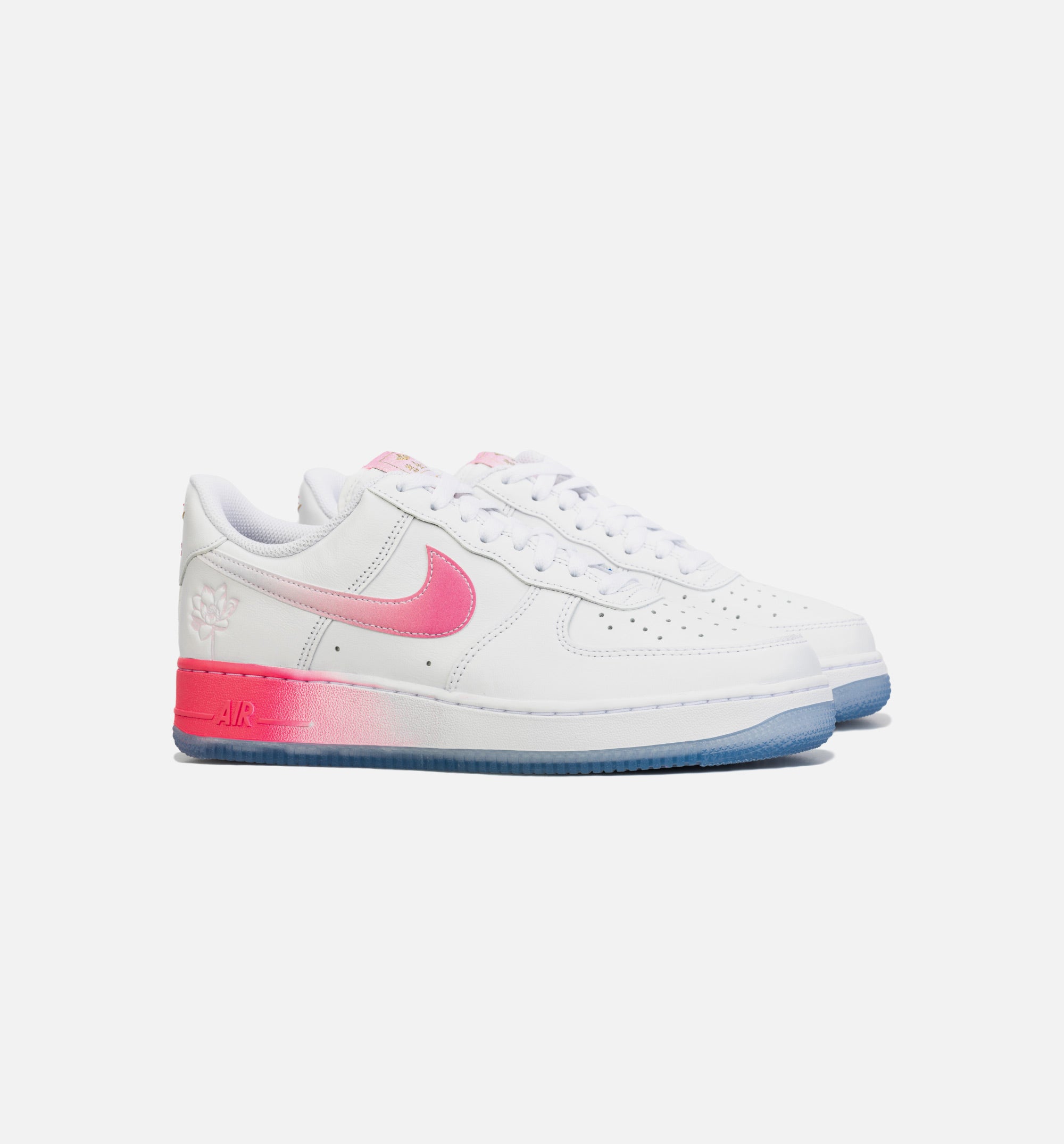 AF1 Low Lotus Flower Mens Lifestyle Shoe - White/Pink