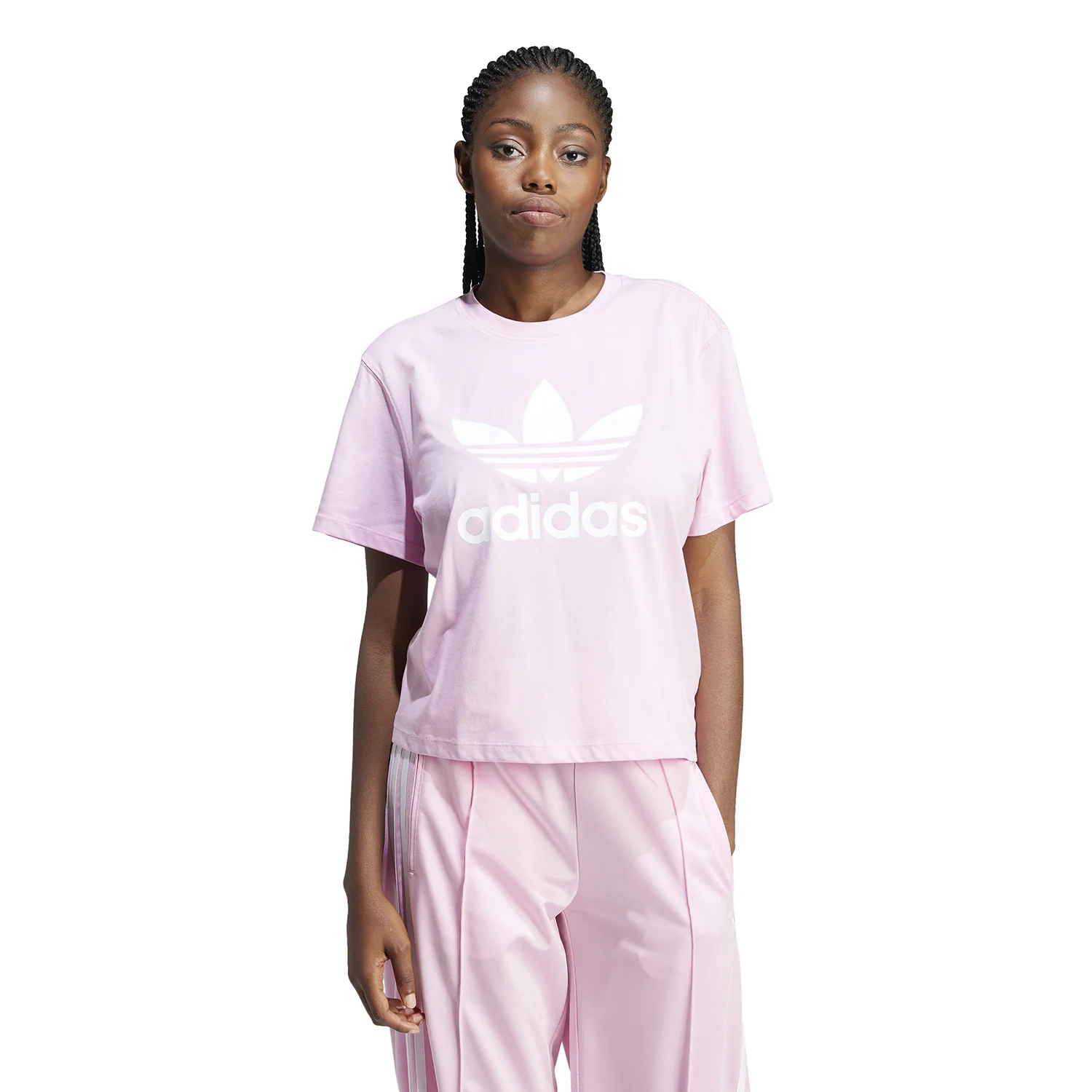 Camiseta cuadrada Trefoil - Mujer