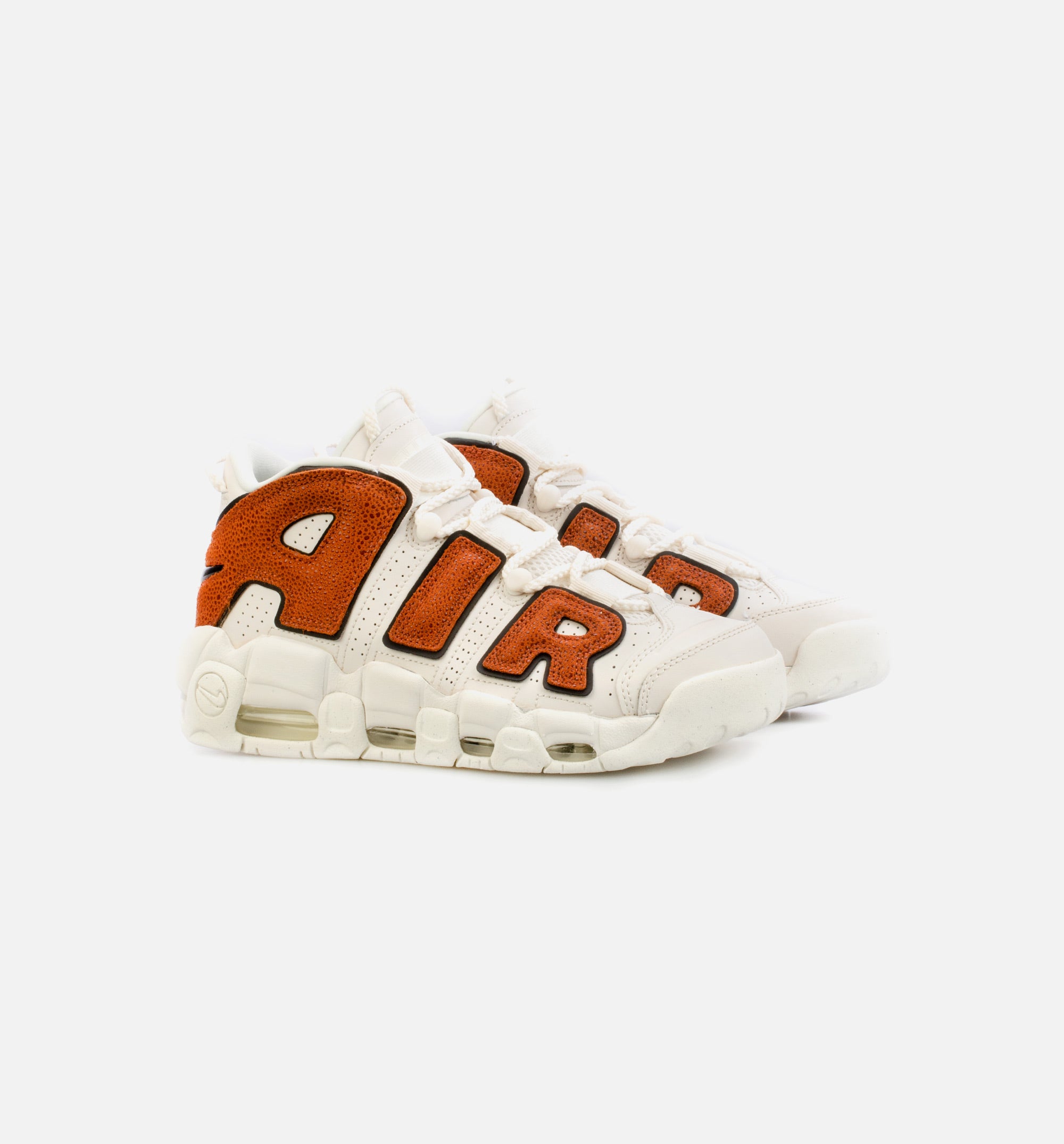Uptempo Womens Basketball Shoe - Beige/Orange