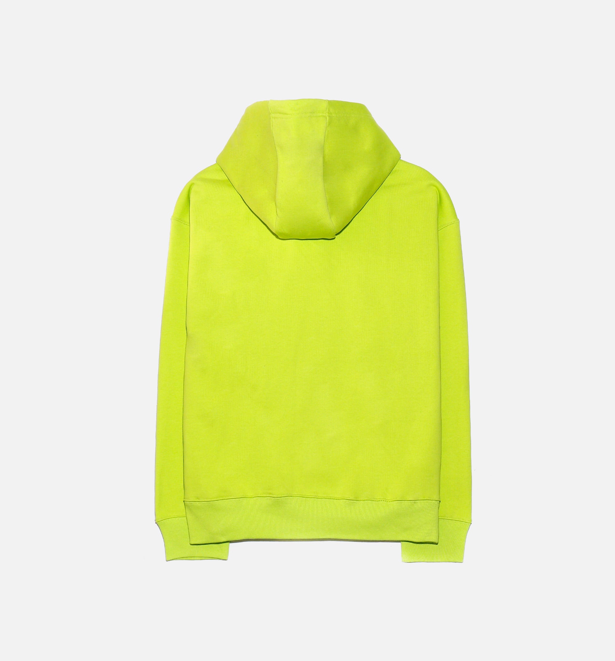 Pullover Hoodie Mens Hoddie - Lime/White
