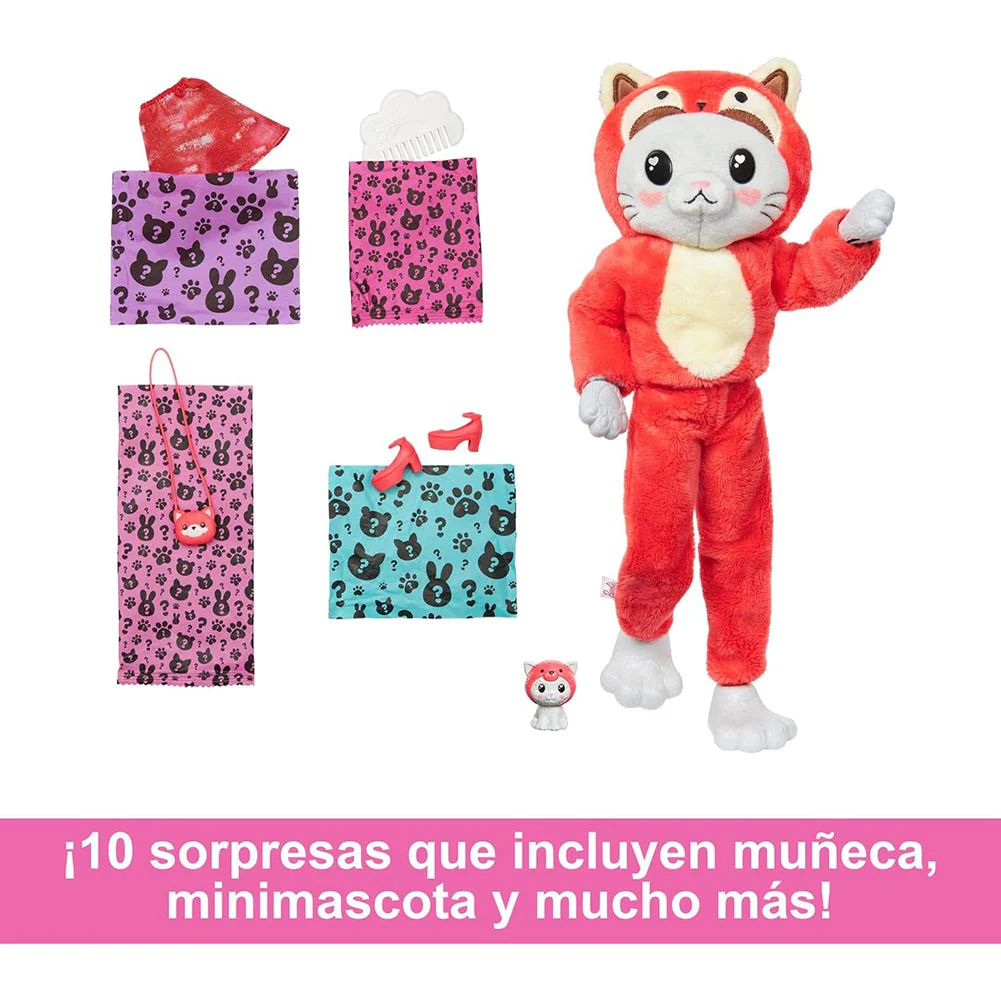 BARBIE CUTIE REVEAL DISFRACES DIVERTIDOS - GATO HRK22