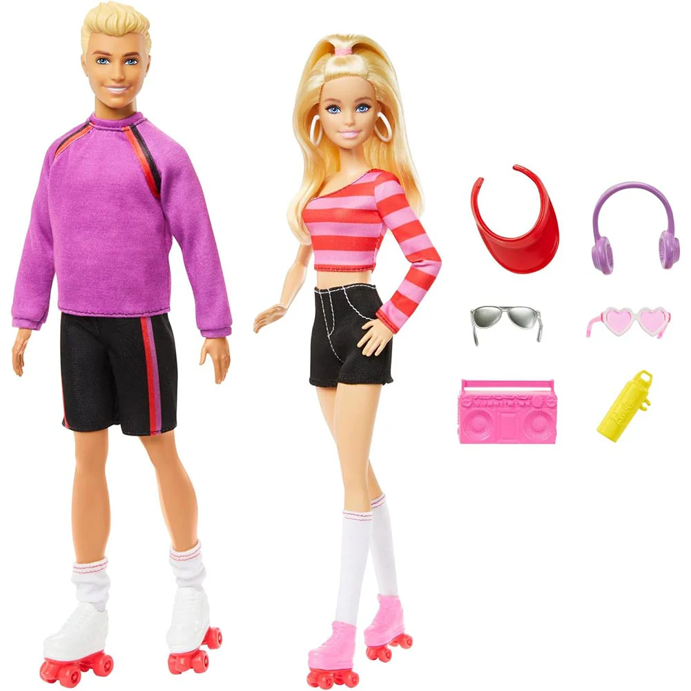 Barbie y Ken en patines Fashionistas 65 Aniversario HXK90