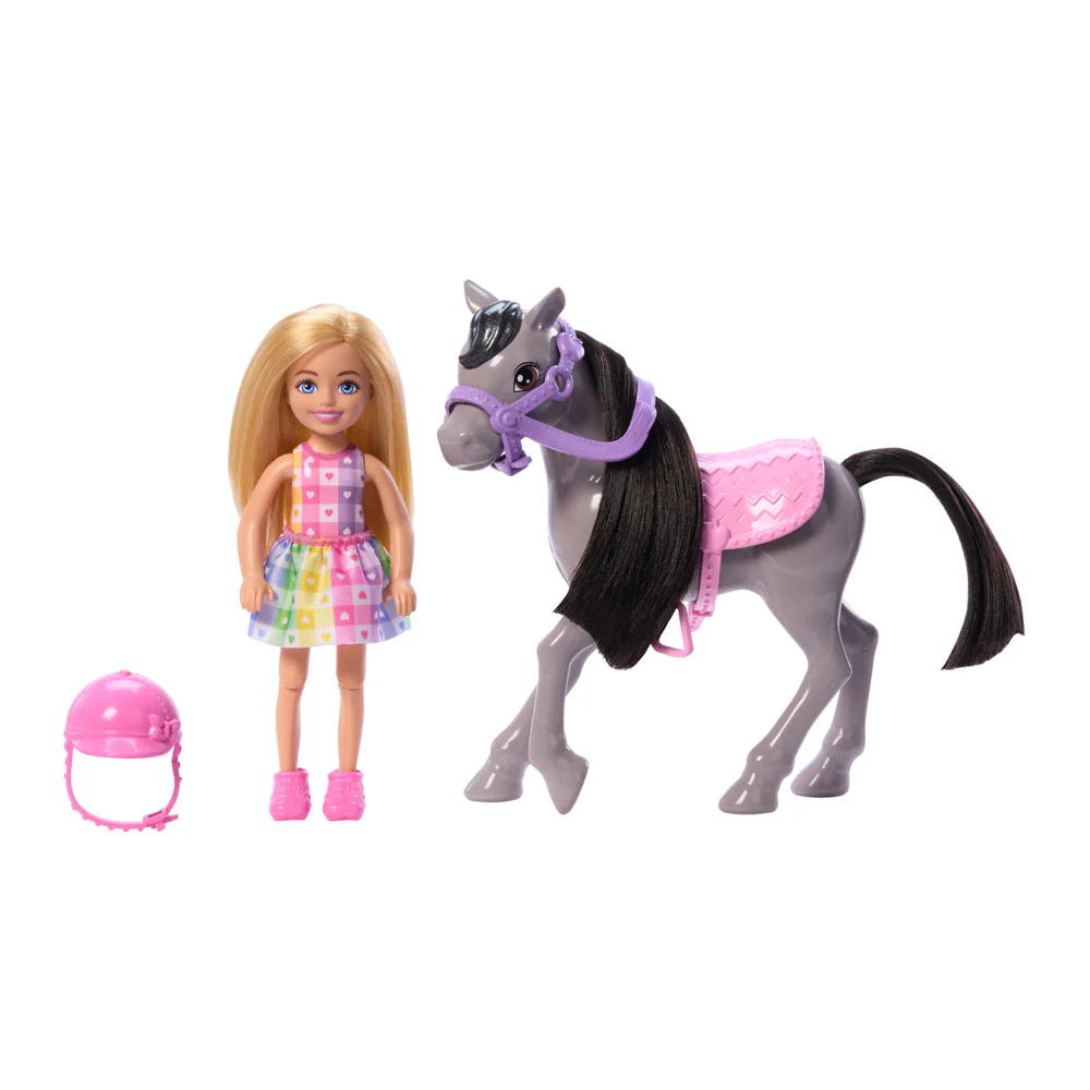BARBIE CHELSEA PASEO EN PONY HTK29