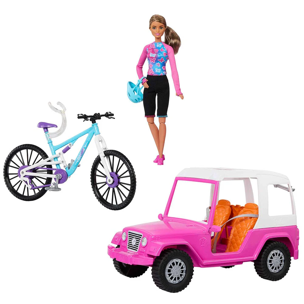 BARBIE MUÑECA CON BICICLETA DE MONTAÑA HKB06