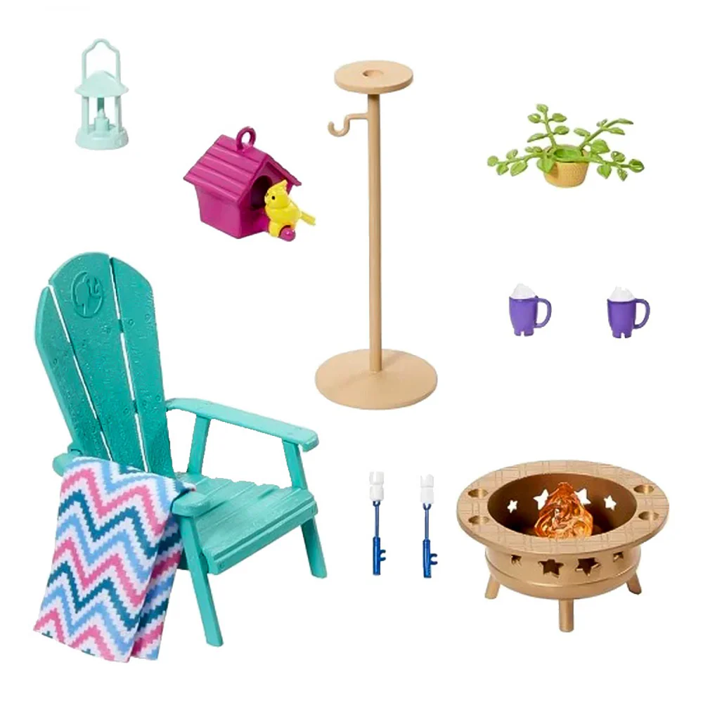 BARBIE DECORACIÓN CON MUEBLES - MUEBLES DE JARDÍN HJV32