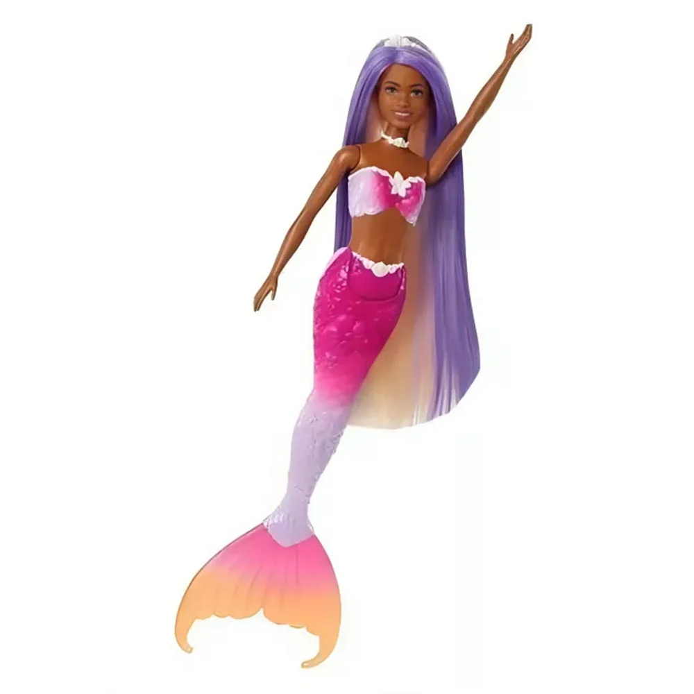 BARBIE FANTASIA SIRENAS COLORES MAGICOS MORENA HRP96