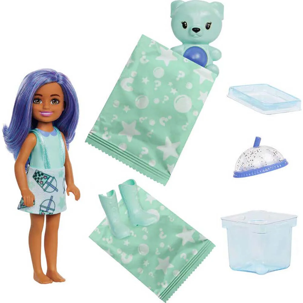 Barbie Surtido Sorpresa Muñeca Chelsea Boba Tea Sorpresa JCX93