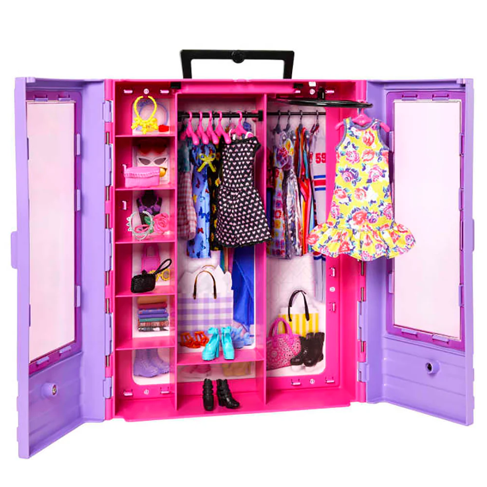 BARBIE NUEVO CLOSET DE LUJO CON MUÑECA HJL66