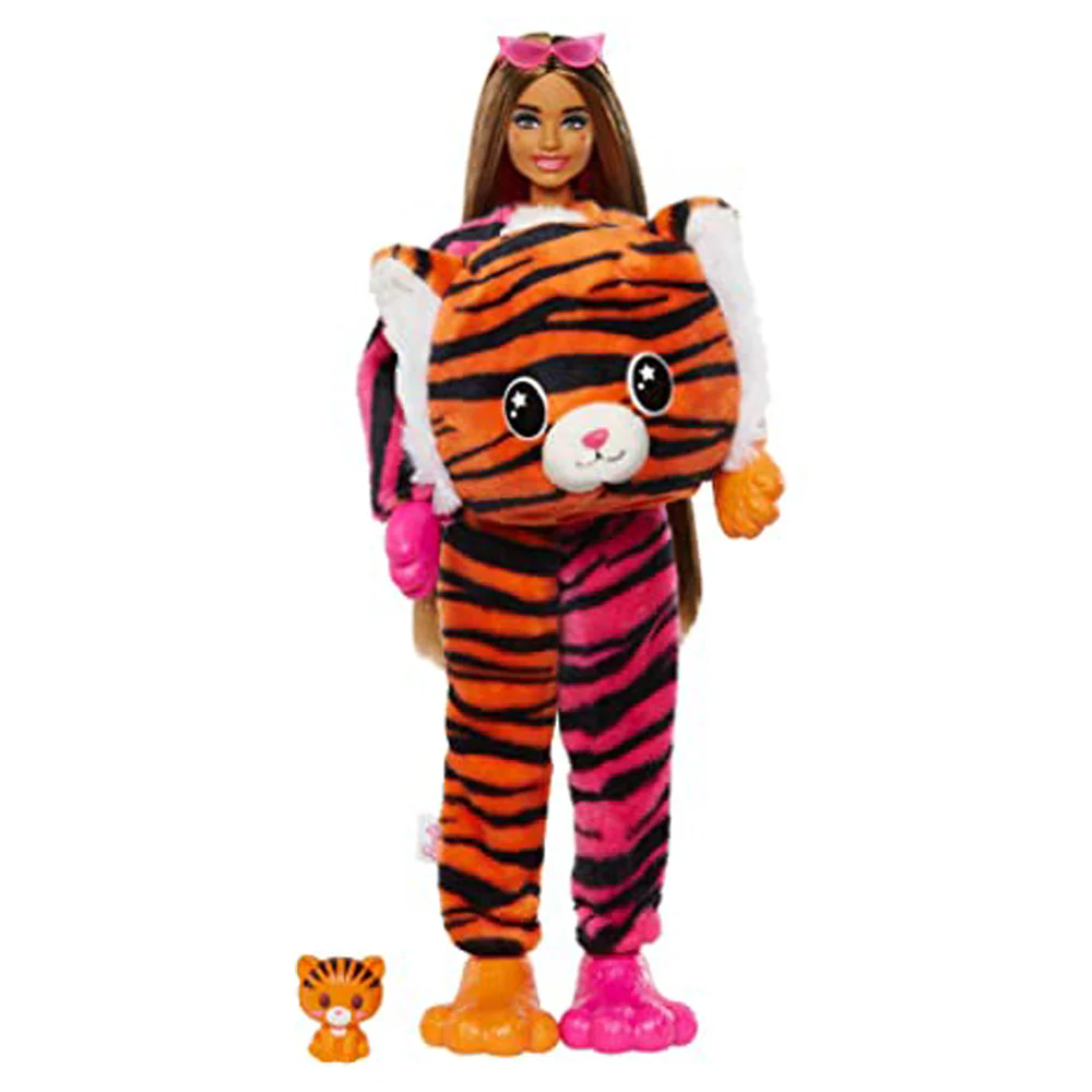 BARBIE CUTIE REVEAL ANIMALES DE LA SELVA - TIGRE HKP97