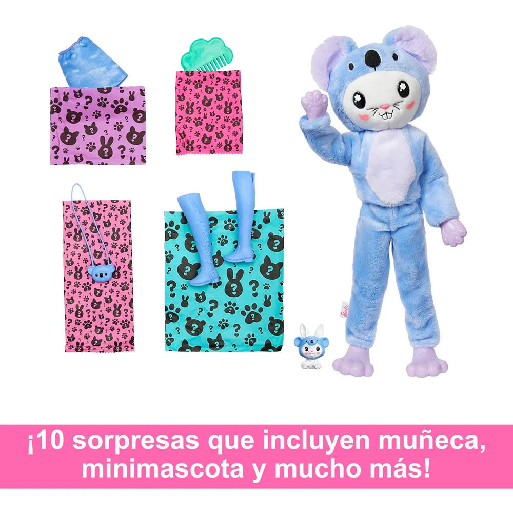 BARBIE CUTIE REVEAL DISFRACES DIVERTIDOS - CONEJO HRK22