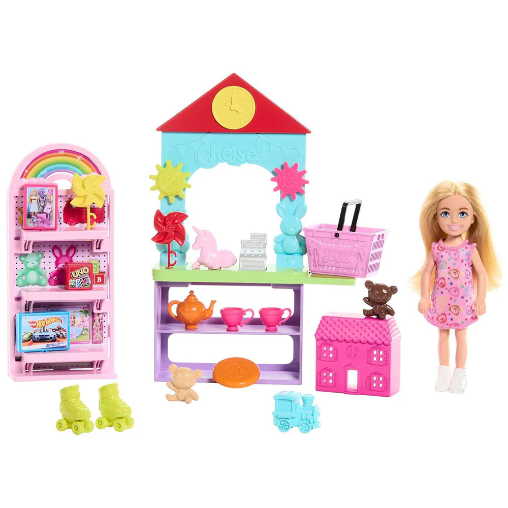 BARBIE CHELSEA TIENDA DE JUGUETES HNY59