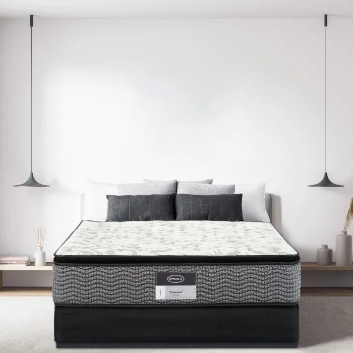 America Colchón Diamond + 1 Almohada de Regalo - Individual