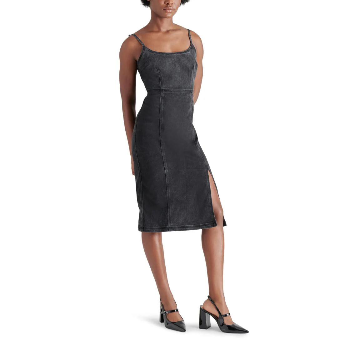 GISELLE DRESS WASHED BLACK