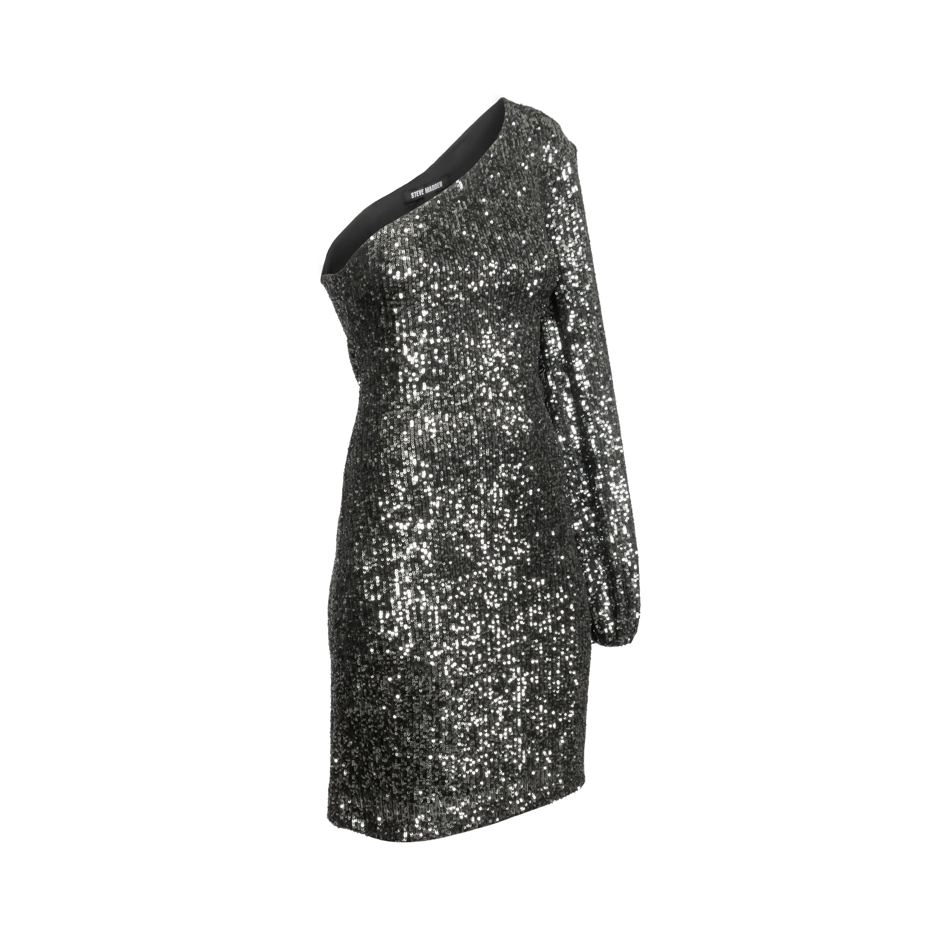 KATYA DRESS CHARCOAL GREY
