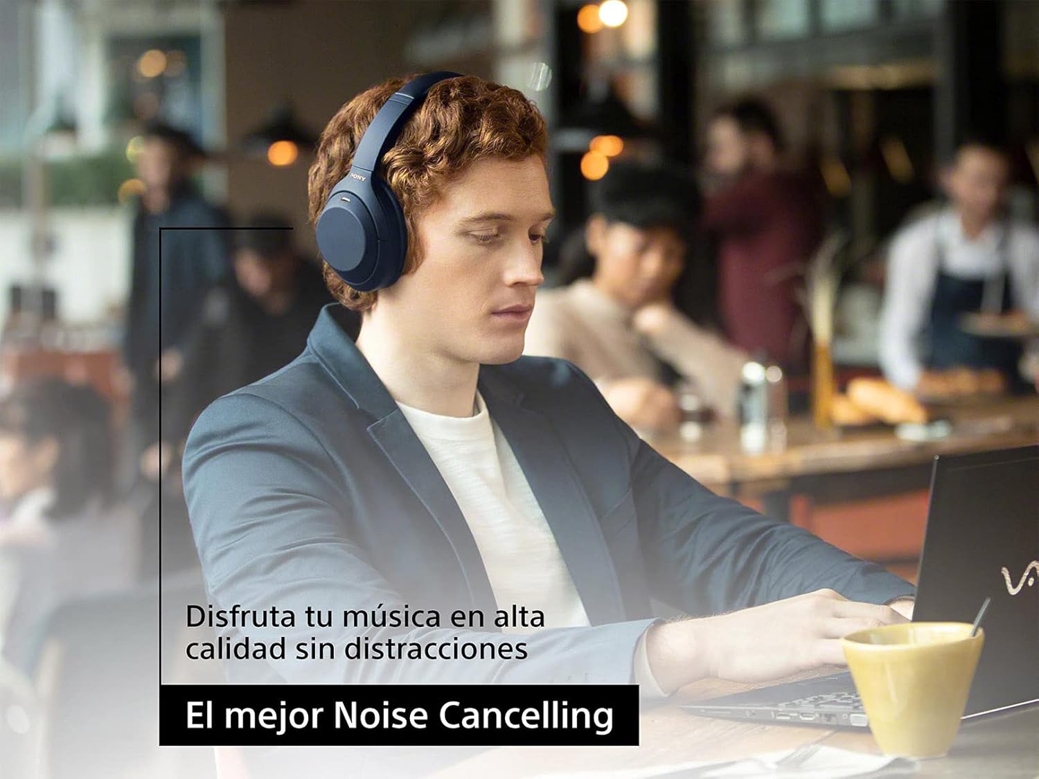 Sony WH-1000XM4 Audífonos inalámbricos con Noise Cancelling, Negro (Versión Nacional)
