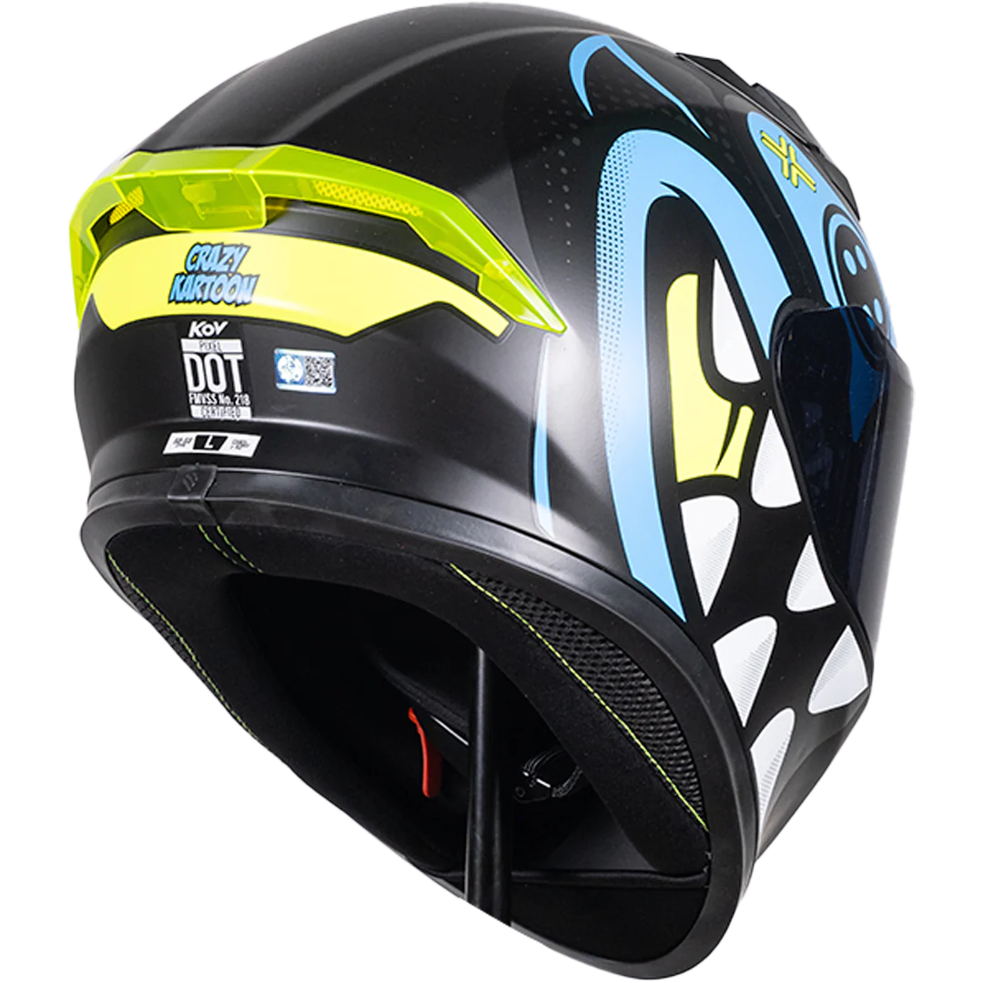 CASCO PIXEL CRAZY AZUL