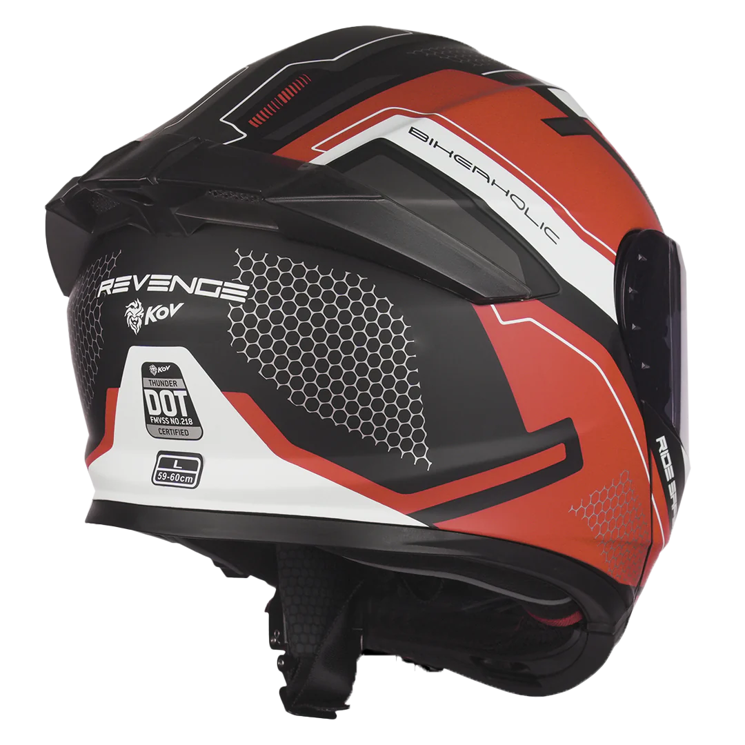 CASCO THUNDER REVENGE ROJO