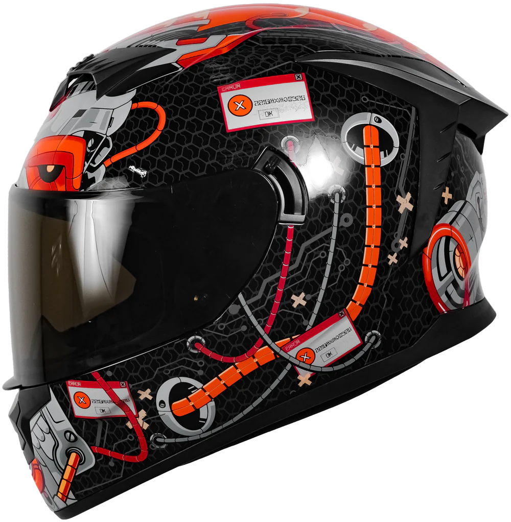 CASCO SPARTAN ERROR ROJO