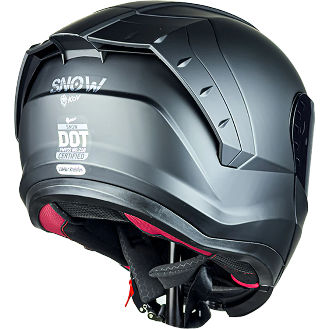 CASCO SNOW NEGRO MATE