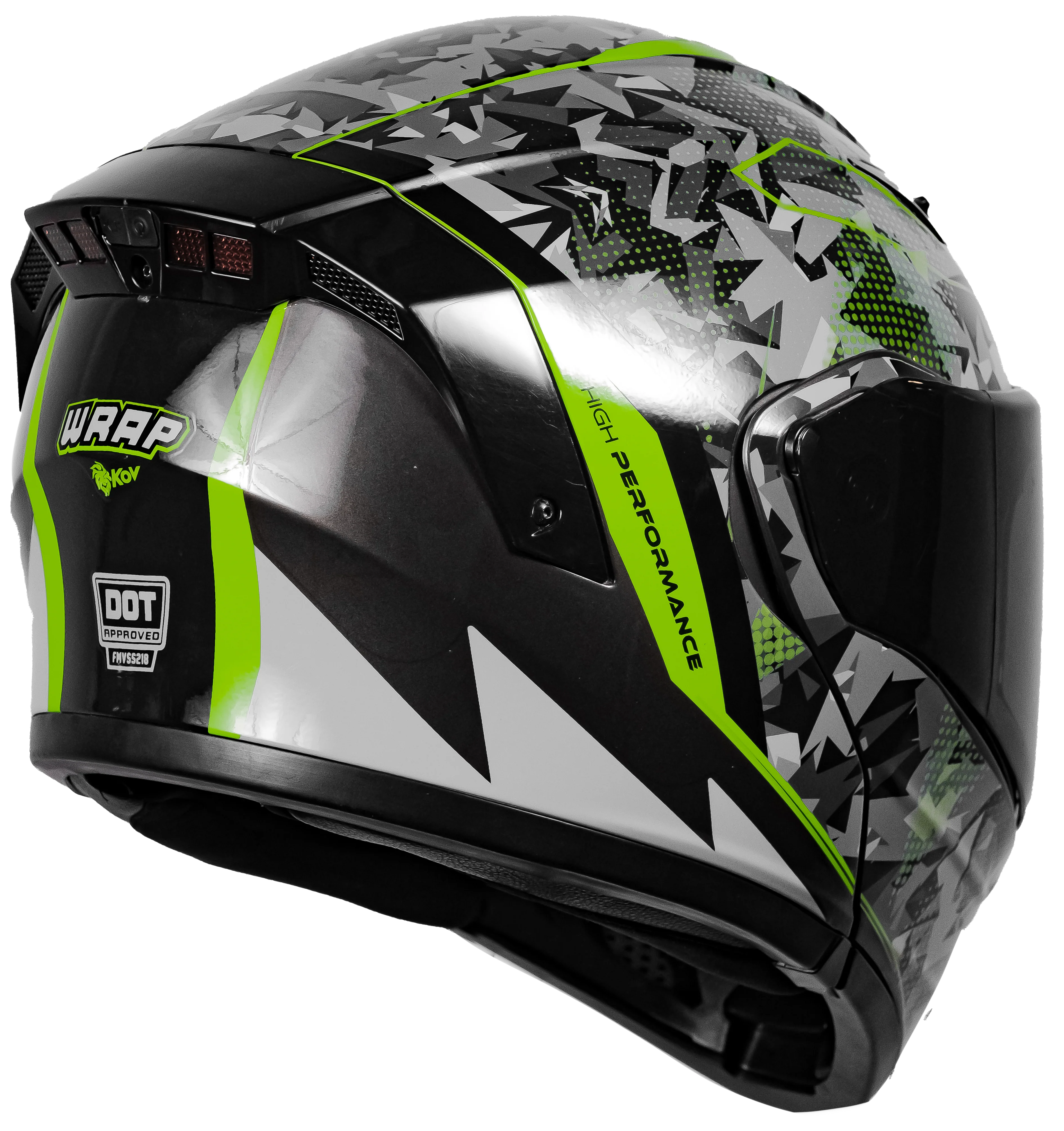 CASCO NÉBULA WRAP VERDE