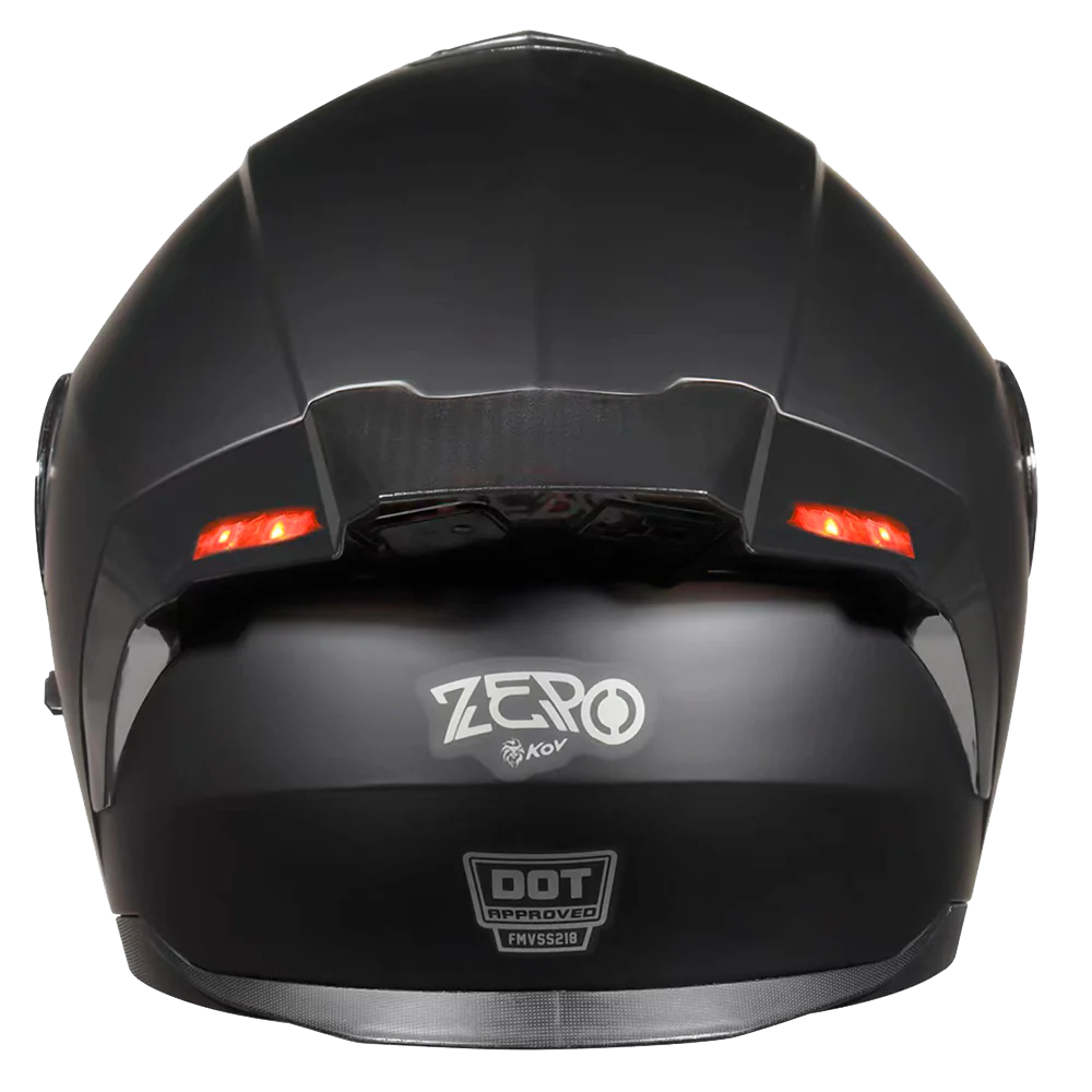 CASCO ZERO NEGRO MATE