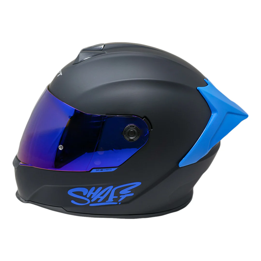 Casco Integral Shaft 502 Negro con Azul