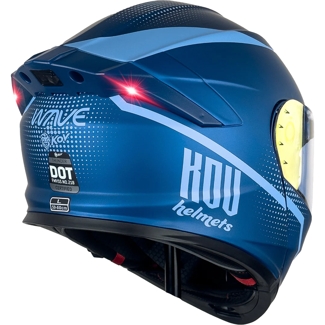 CASCO THUNDER WAVES AZUL