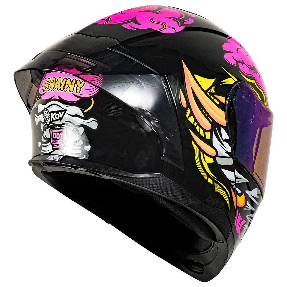 CASCO RUSH BRAINY ROSA