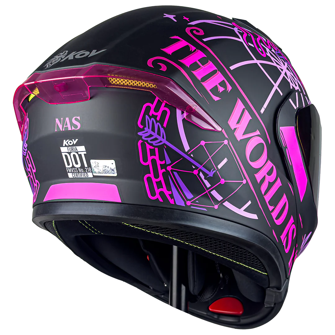 CASCO FURIA NAS ROSA