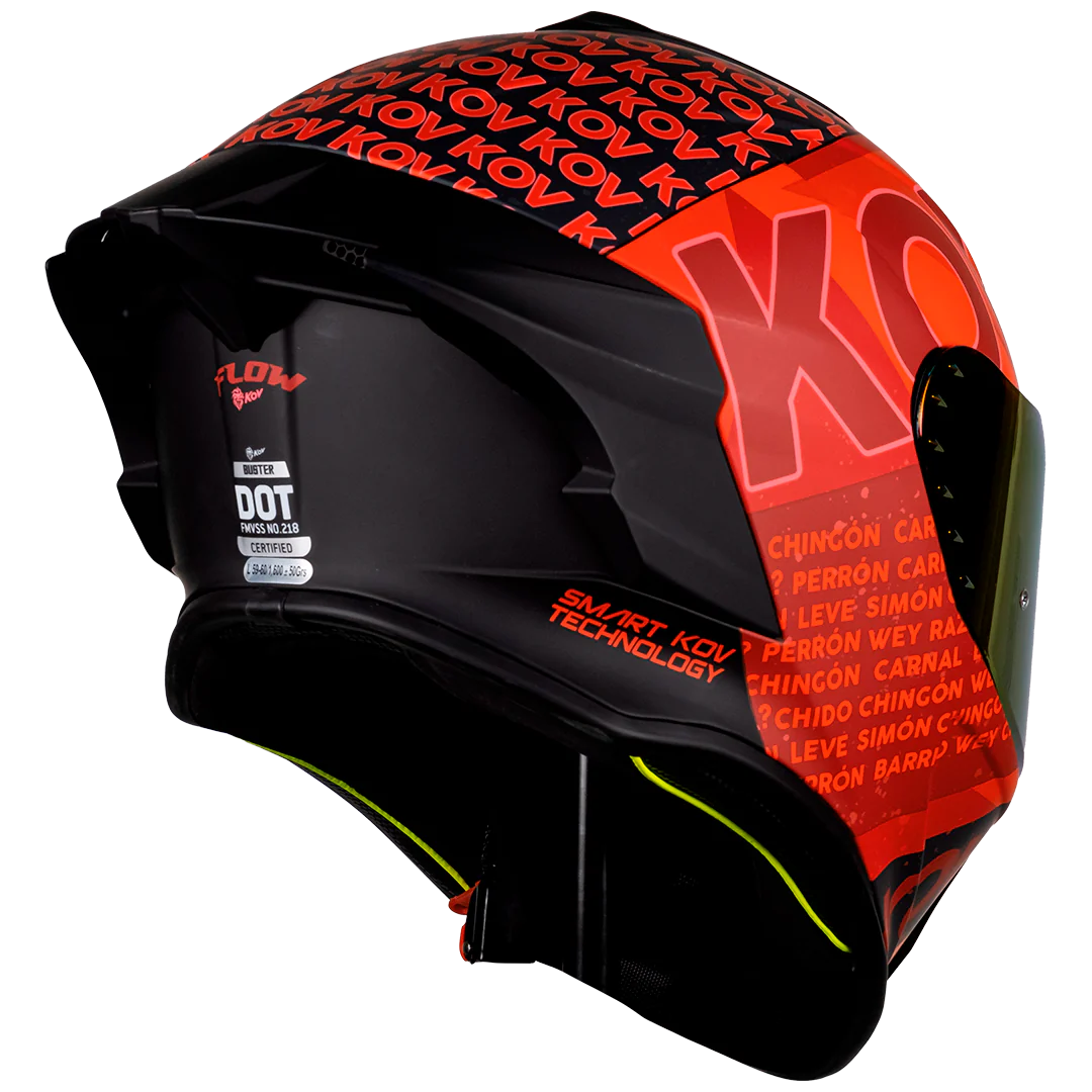 CASCO BUSTER FLOW ROJO
