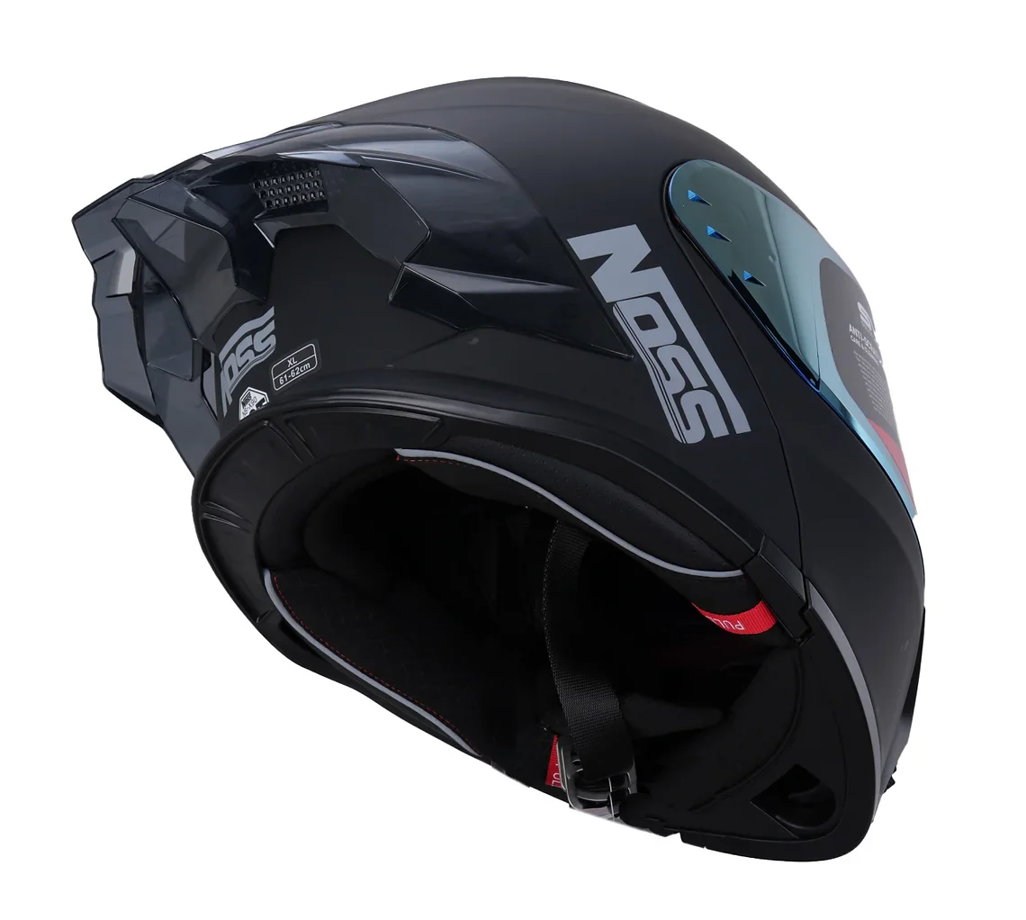 Casco Abatible Noss NS-X90 Negro Mate