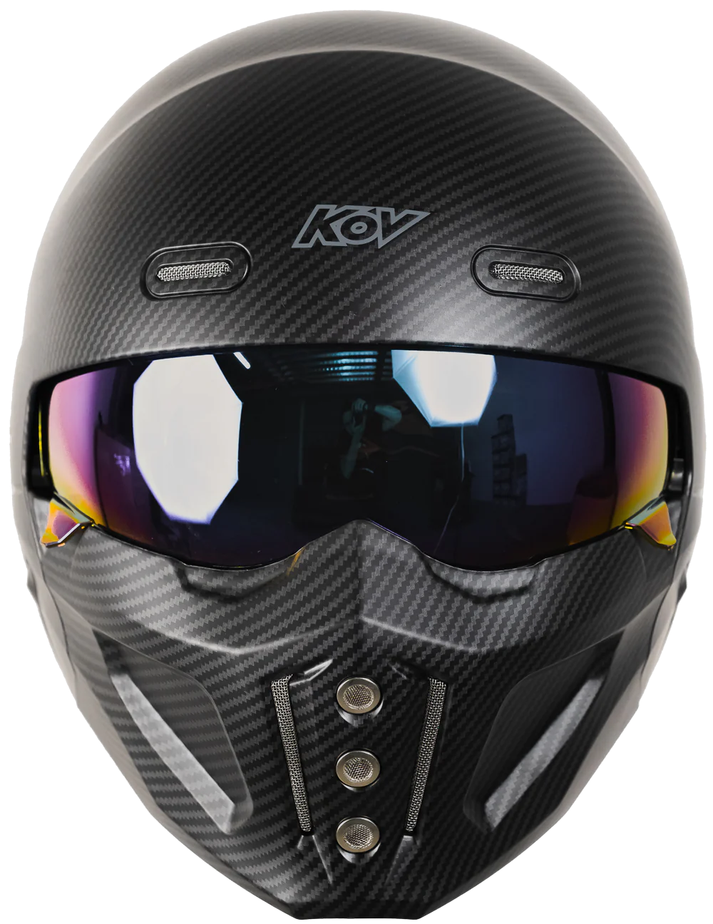 CASCO SPECTRUM TIPO FIBRA DE CARBONO