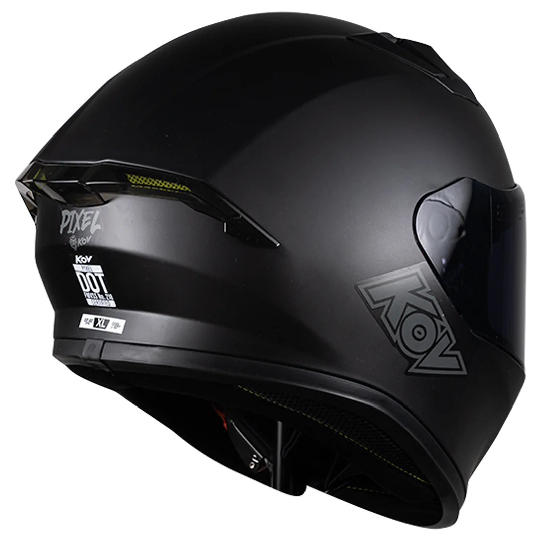 CASCO PIXEL NEGRO MATE