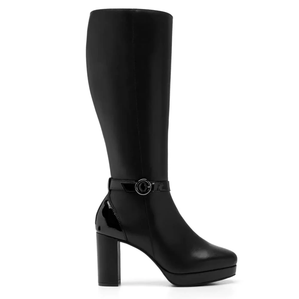 Botas con Tacón y Plataforma para Mujer Flexi 118911